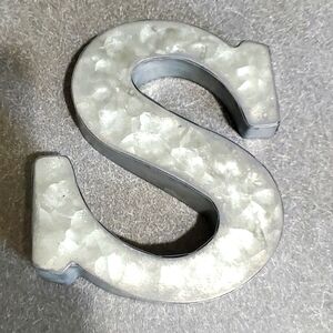 Galvanized Letter
